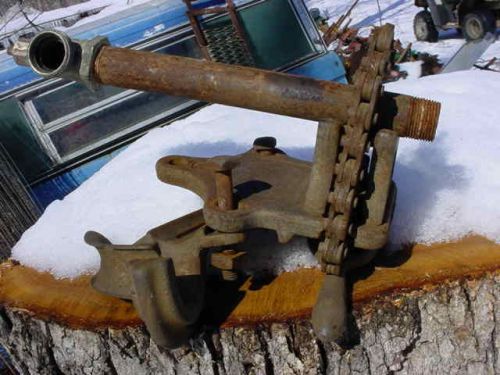 Chain vise / pipe vise, vulcan no. 2 . j.h.williams &amp; co./pipe bender base plate for sale