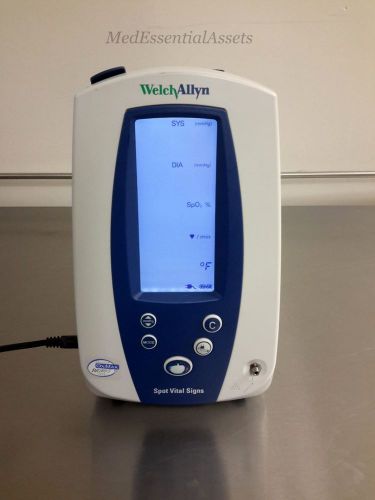 Welch Allyn 42NTB Spot Vital Signs Patient Monitor NIBP OxiMax SpO2 MAP Lab