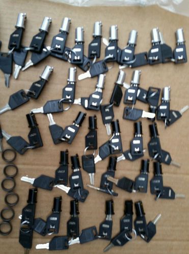lot Lacasse FILE CABINET Lock Cores + KEYS (32) sets MATCHING numbers B121