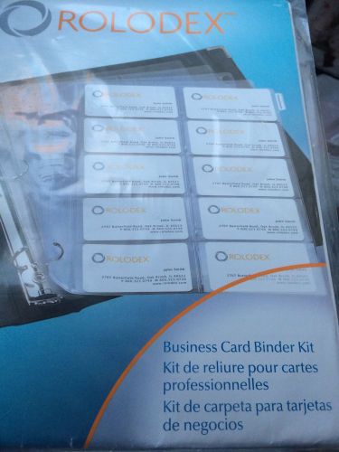 Rolodex Business Card Binder Kit (67696)