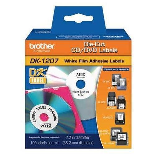 Brother CD/DVD Labels DK1207