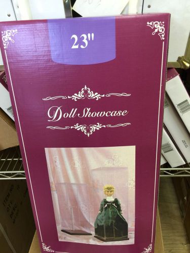 1 NEW 11x11x23 ExpoCase 19&#034;-22&#034; Doll Clear Display Case