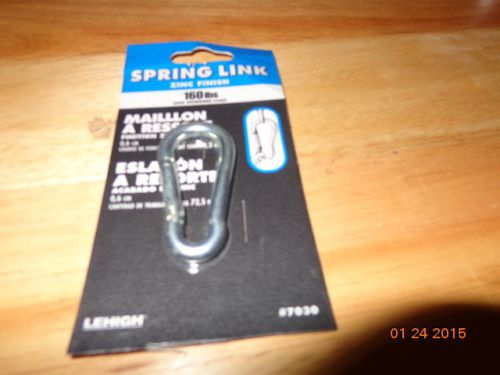 Lot of 4 Lehigh 7030 Spring Link Zinc Finish 160 Lbs Maillon A Ressort New