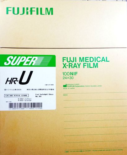 Fuji HR-U X-ray Film  24x30  100 NIF Cat# 47410 12986