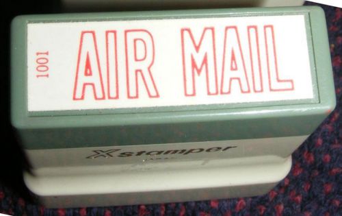 X Stamper RED AIR MAIL stamp