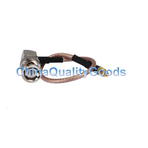 RF pigtail cable RG316 BNC male right angle to MMCX male straight 15cm