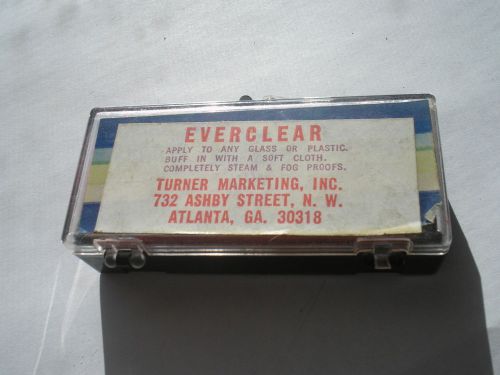 Everclear Product Fog Proofs Glass Turner Marketing 1970s Comes w/Container