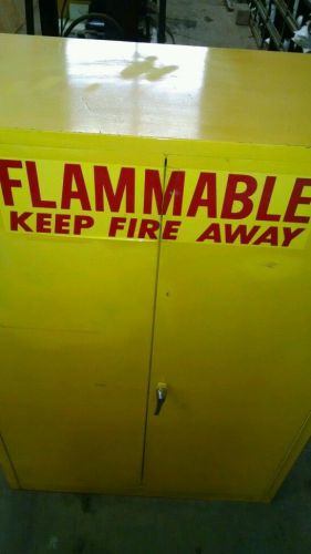 Flammable storage cabinet 40 gal. Great shape
