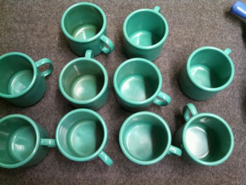 Melamine coffee mugs Carlisle  43052 Fiesta green-10 each