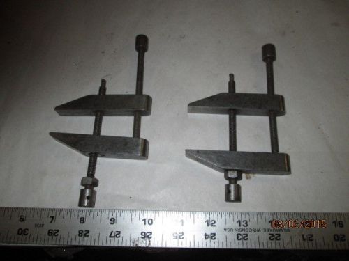 MACHINIST TOOLS LATHE MILL 2 Machinist Parallel Clamps for Set Up Hold Down