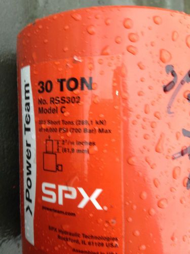 Spx power team  30 ton 2&#034; stroke  cylinder  rss302  new enerpac free shipping for sale
