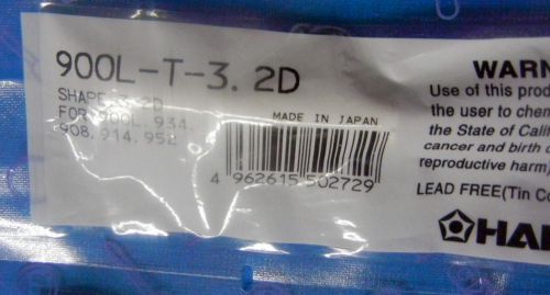 New 900l-t-3.2d, hakko replacement soldering tips for sale