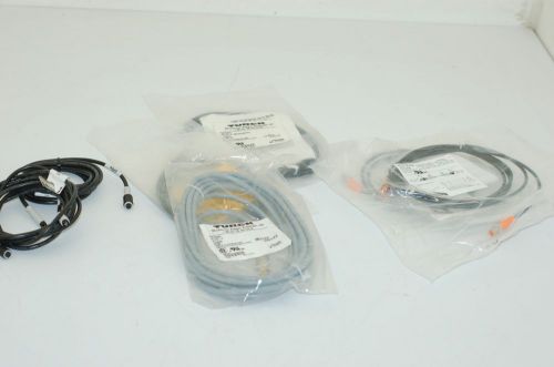 Turck Euro-Fast, Pico-Fast &amp; similar Hook-up Cables: U2188, U2-06662 - Lot of 8