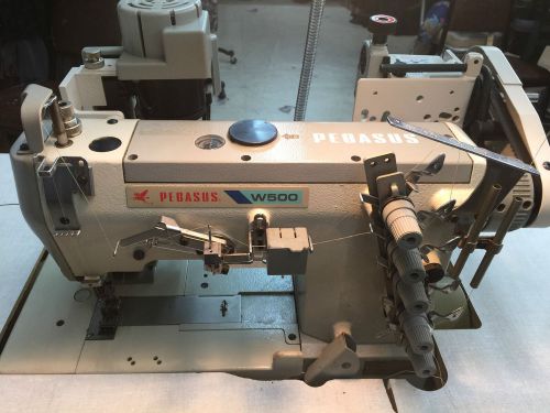 Pegasus w500 industrial coverstitch sewing machine made in japan 4468 for sale