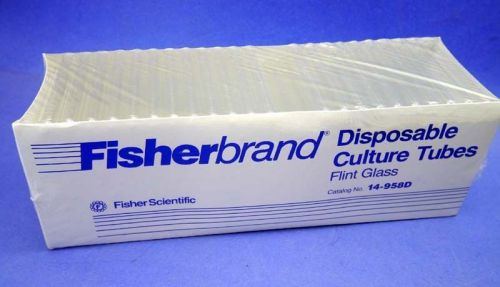 ~250 Disposable Culture Tubes Flint Glass Fisher Scientific 14-958D $100 value