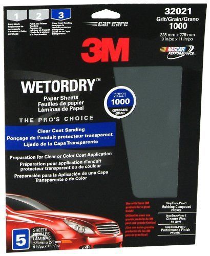 3M 32022 Imperial Wetordry 9&#034; x 11&#034; 1200 Grit Sheet