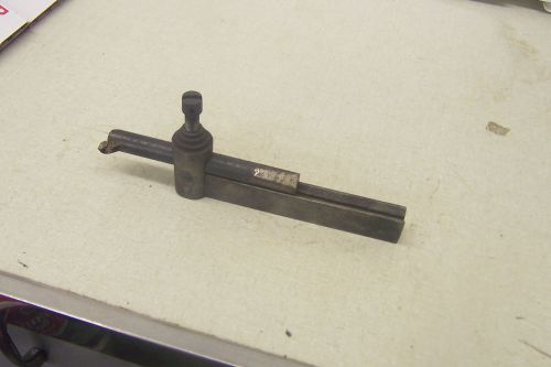 Vintage lathe boring bar tool holder with 1/2&#034; boring bar