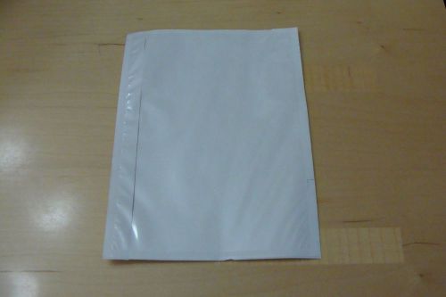 7.5&#034; x 5.5&#034; Clear Adhesive Packing List Shipping Label Envelopes Pouches 100 pc
