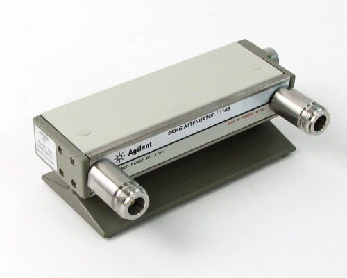 HP / Agilent 8494G Variable Attenuator - Type-N Male, 0-11 dB, DC-4 GHz, Opt 001