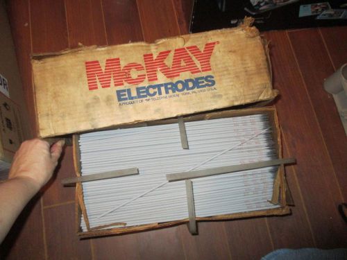 McKay electrodes  E-7018 XLM 3/32&#034; welding rods 50 LB ( AWS 15.1  SFA5.1) USA