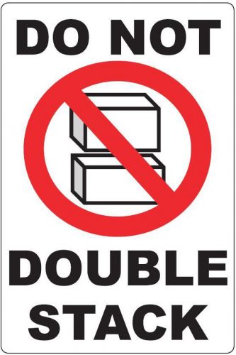Do Not Double Stack Label 3&#034; x 7&#034;