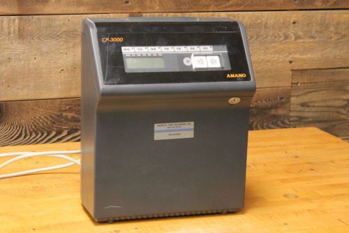Amano cp-3000 series time clock recorder for sale