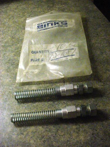 Binks airless paint spray gun spring connectors part no. 72-1687 NOS sprayer