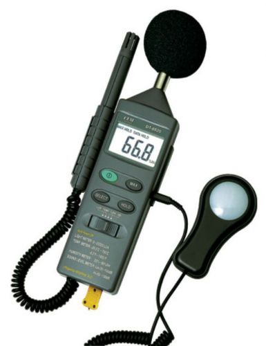 4-in-1 environment meter sound level lux light humidity rh temperature dt-8820 for sale