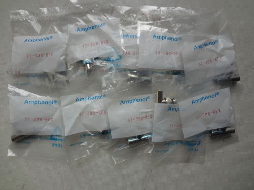 Ten Amphenol 31-208-RFX adapters New. Sealed