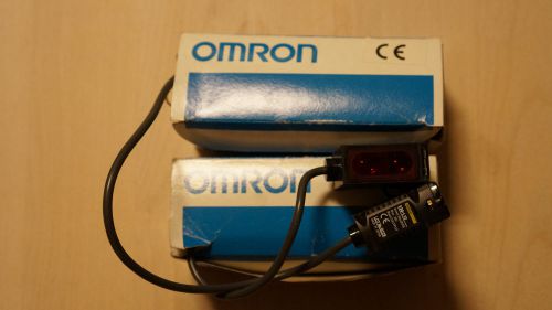 2x OMRON E3G-L12 Photoelectric Sensor