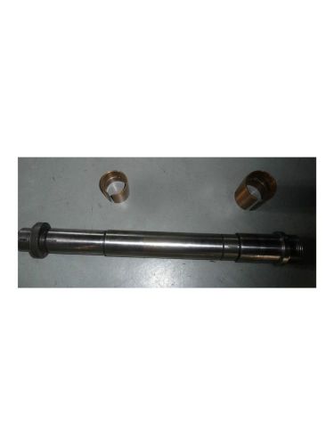 South bend 13&#034; large bore spindle, bearings, take-up nut and 2 gear keys for sale