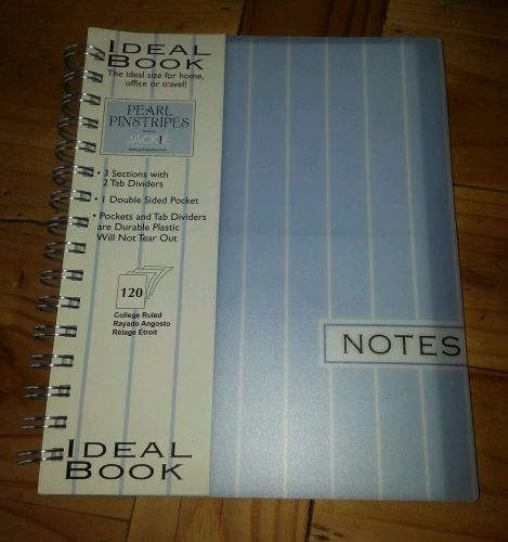 Carolina pad &amp; paper 8.7&#034; x 7&#034; pearl pinstripes  ideal book for sale