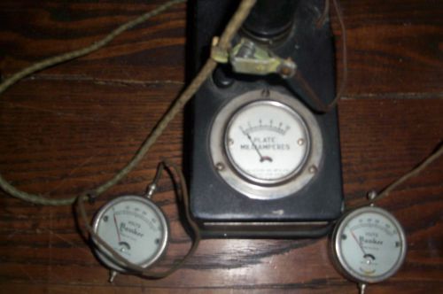 Antique Sterling R-401 Vacuum Tube Tester and two others testers.