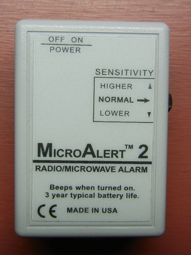 MICRO ALERT 2 - RADIO / MICROWAVE DETECTOR/ALARM - SMART METERS - CAUSE STALKING