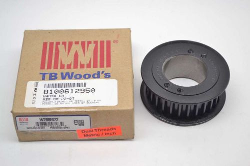 New tb woods w288m22-qt 28 teeth timing pulley 2-1/2 in sprocket b375014 for sale