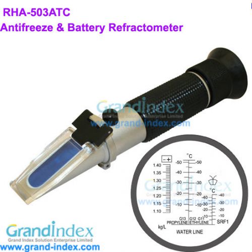 Auction black rha-503atc refractometer glycol antifreeze test for sale