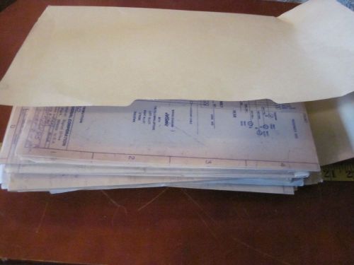 Vintage folder or schematics FEDERAL SIGNAL JetSonic Lightbar INSTALL PAPERWORK