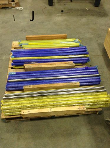 41&#034; long 30 mm diameter thompson hardened steel linear bearing slide rail shaft for sale
