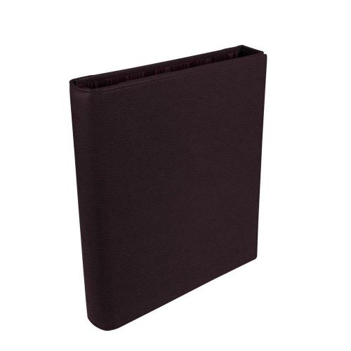 LUCRIN - A4 3-section binder - Granulated Cow Leather - Burgundy