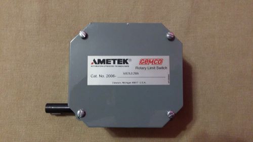 Ametek Gemco 402L120A Rotary Limit Switch *Brand New*