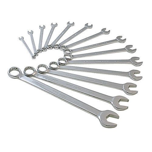 Sunex Tools 14pc SAE Fully Polished V-Groove Combination Wrench Set 9915 NEW
