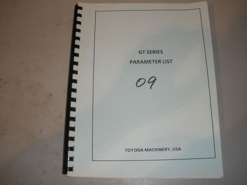 Toyoda GT52 CNC Lathe W/ Fanuc 15TA Parameters List