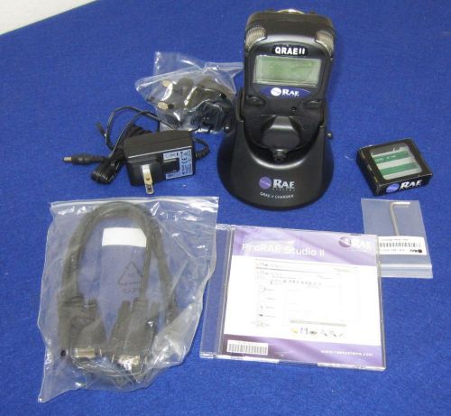 Rae systems qrae ii lel/o2/h2s/co multi-gas diffusion monitor detector pgm-2400p for sale