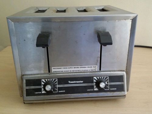 TOASTMASTER TP44 FOUR SLICE POP UP COMMERCIAL TOASTER no reserve