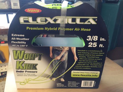 Legacy flexzilla 3/8&#034; 25 ft premium hybrid polymer air hose hf238254w2 for sale