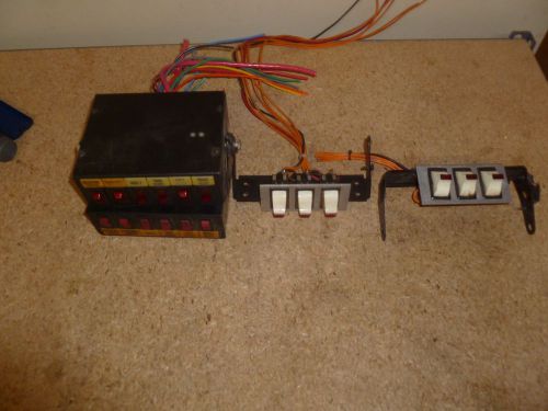 Lot of FOUR Federal Signal SW300-012 &amp; Whelen Switch Boxes