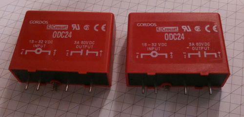 CROUZET 0DC24 Set of 2 Solid State Relays 18-32VDC Input 3A 60VDC Output  ODC24