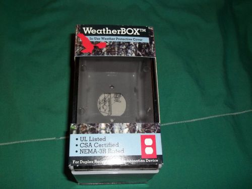 Eagle Electric Weather Protective Cover While In Use WeatherBox Duplex Receptacl