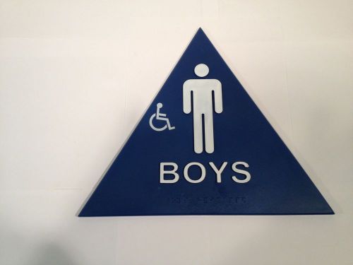 DON-JO MFG INC. Boys&#039; Restroom Sign