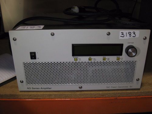 T&amp;C Power Conversion AG1010 LF Amplifier / Generator